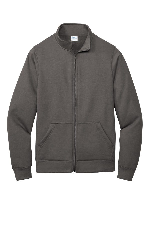 Port and Company Core Fleece Cadet Full-Zip Sweatshirt