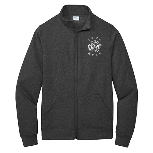 Port and Company Core Fleece Cadet Full-Zip Sweatshirt