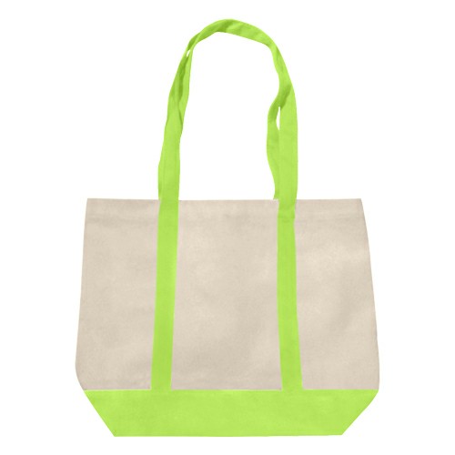 12 oz. Canvas Tote with Contrasting Handles