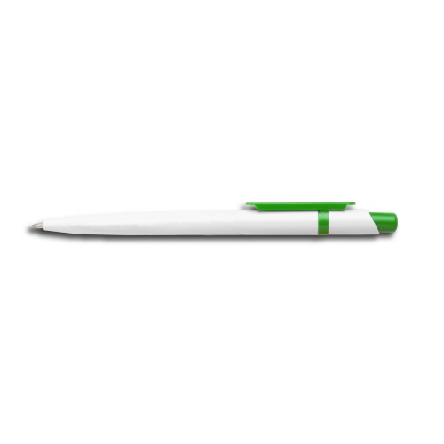 White Barrel Clic Pen