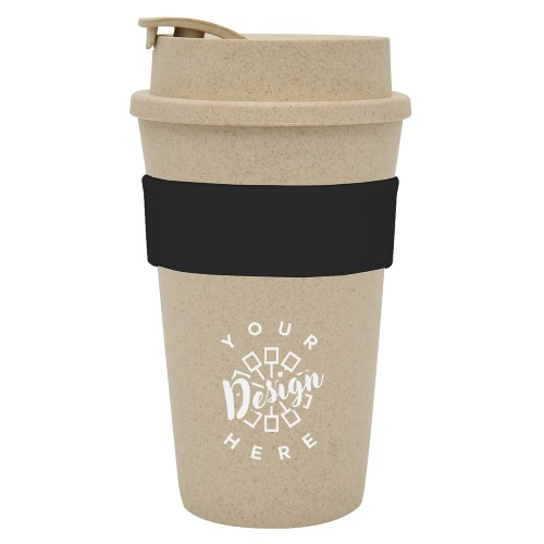 16 oz Wheat Travel Tumbler