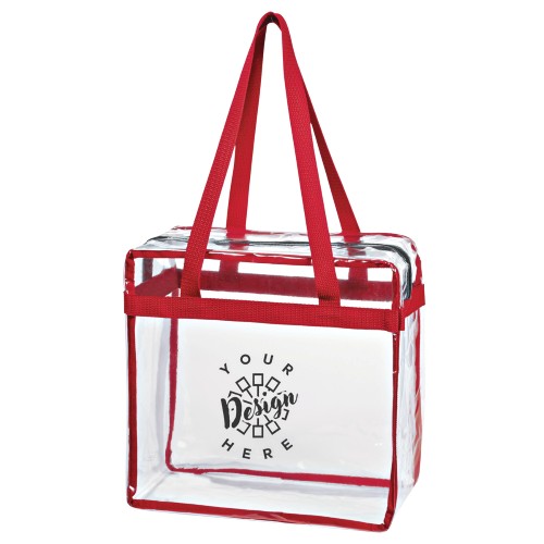 Clear Tote Bag With Zipper