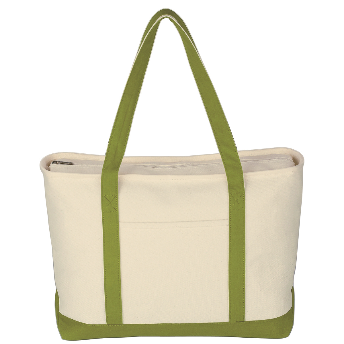 Large Heavy Cotton Canvas Boat Tote Bag