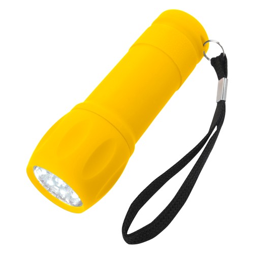 Rubberized Torch Light With Strap