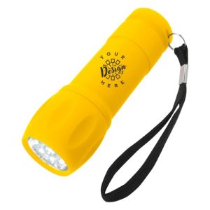 Rubberized Torch Light With Strap