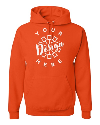 8 oz 50/50 Adult Hooded Sweatshirt