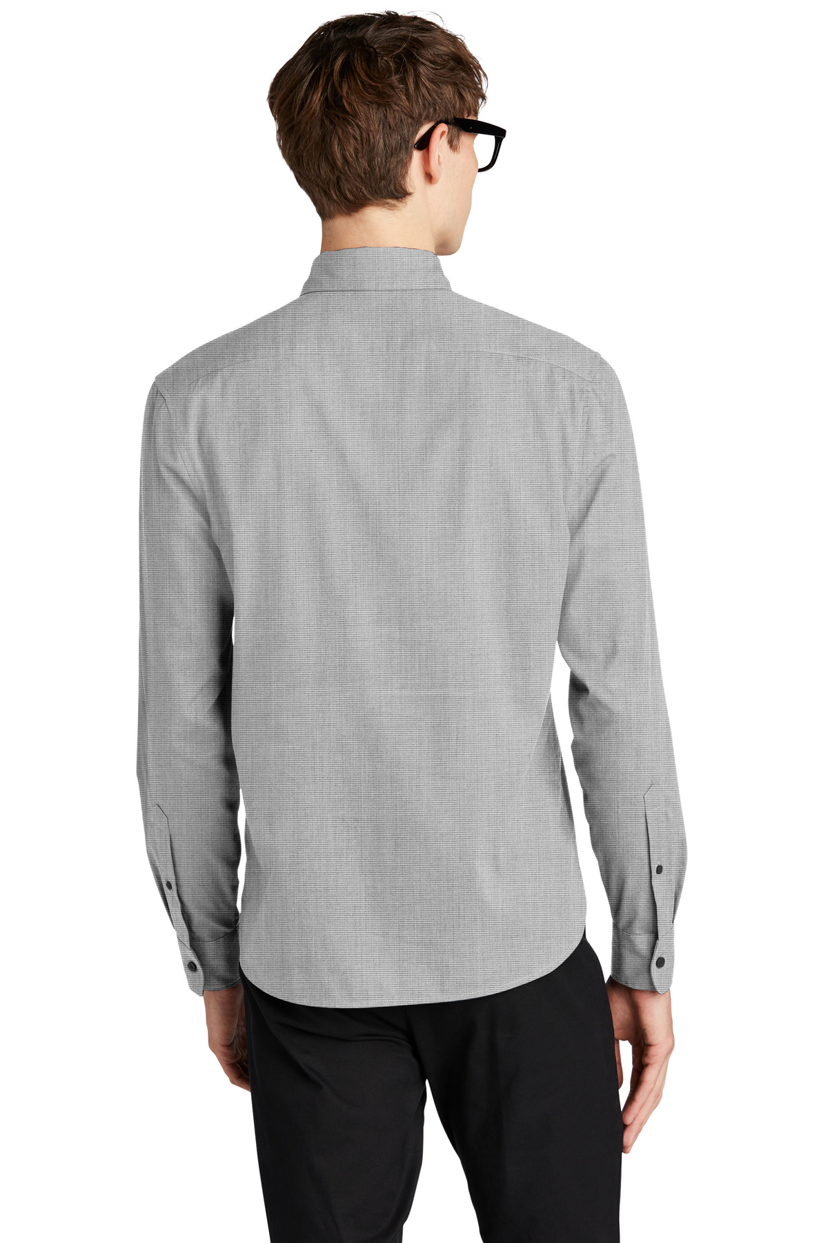 Long Sleeve Stretch Woven Shirt