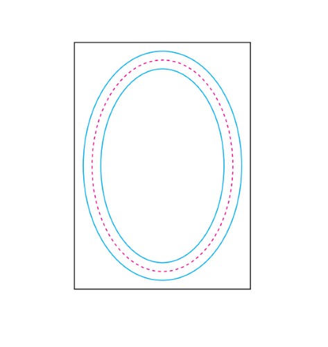 3" X 2" Oval Sticker