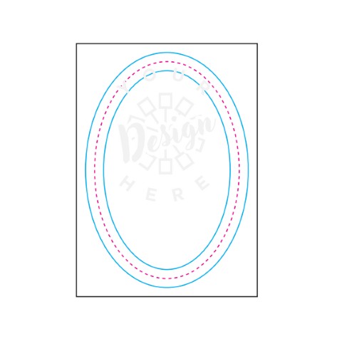 3" X 2" Oval Sticker