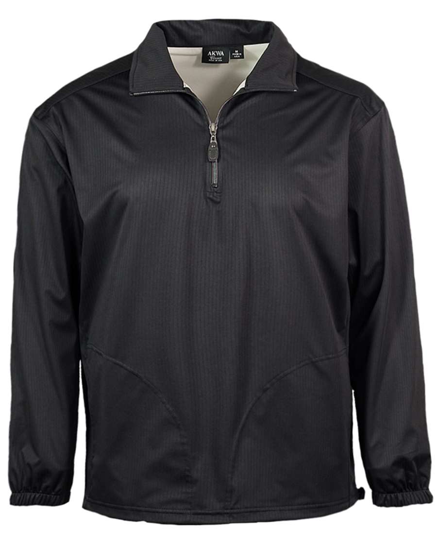 1419-BDJ Men's Bonded Jersey 1/4 Zip Windshirt