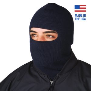 Style 32 · Acrylic Face Mask with Fleece Lining (Navy or Black)
