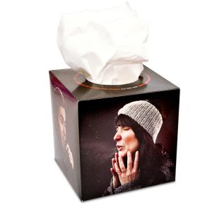 Tissue Cube with Header - Large